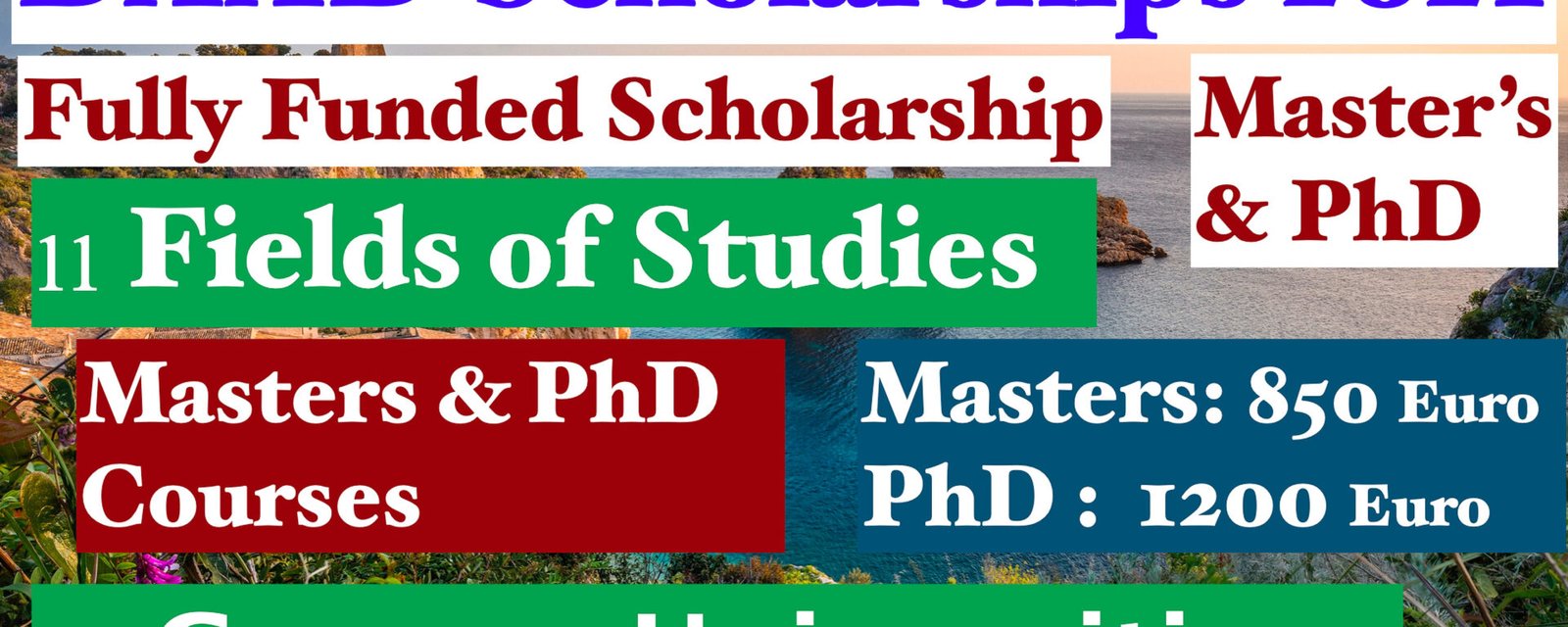 DAAD scholarships in Germany